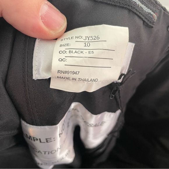 Jenny Roo Sparkly Dress Maxi Dress Off Shoulder Dress Style JY526 Size 10 NEW - Picture 9 of 12